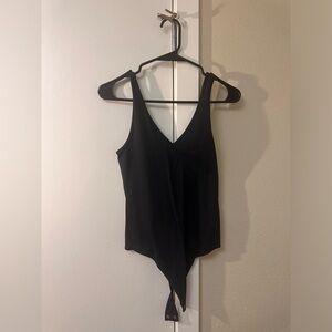 Abercrombie & Fitch AF, Soft AF collection, BodySuit Vneck tank, Small, BLACK